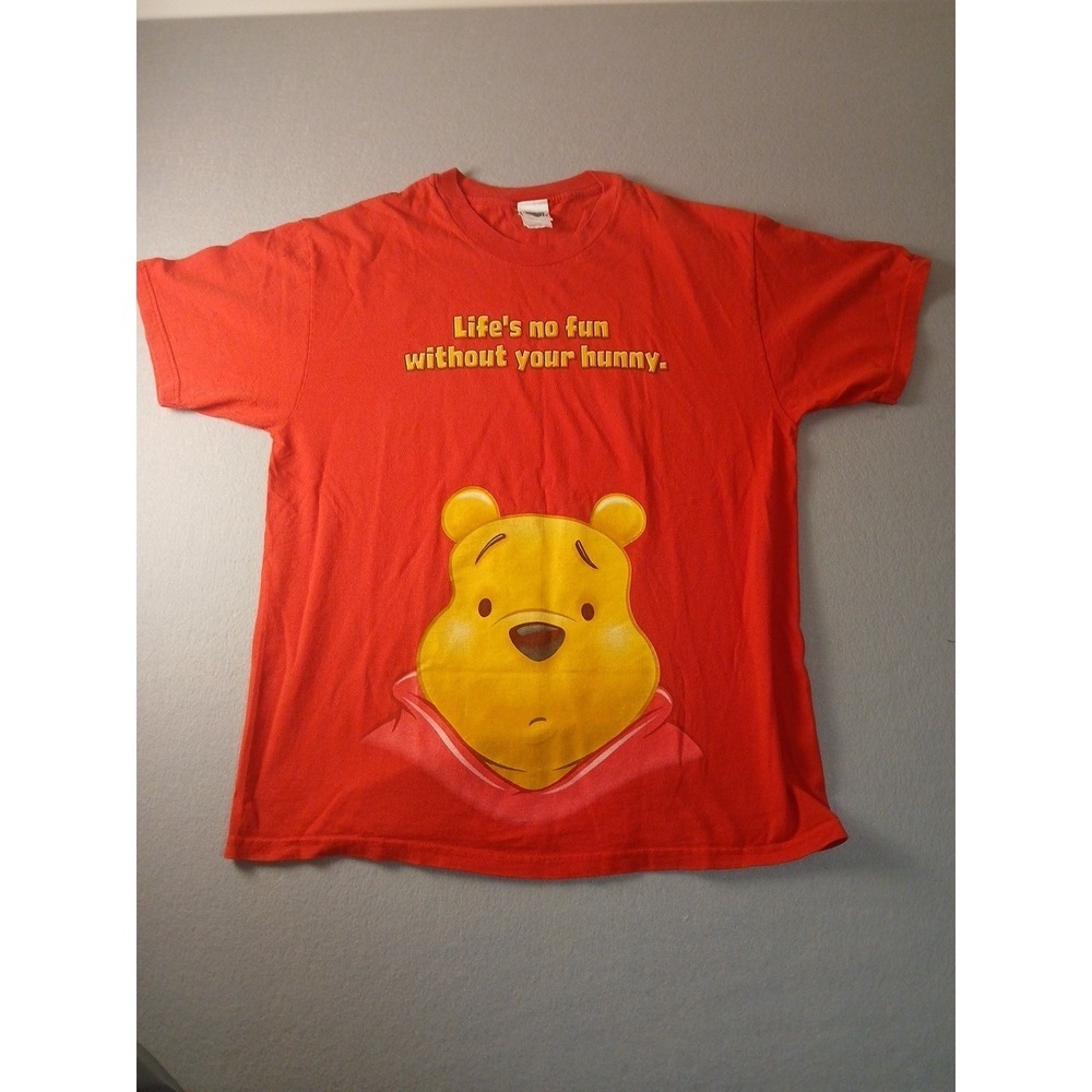Vintage Disney Winnie The Pooh Life's No Fun Without Your Honey T-shirt Large!!